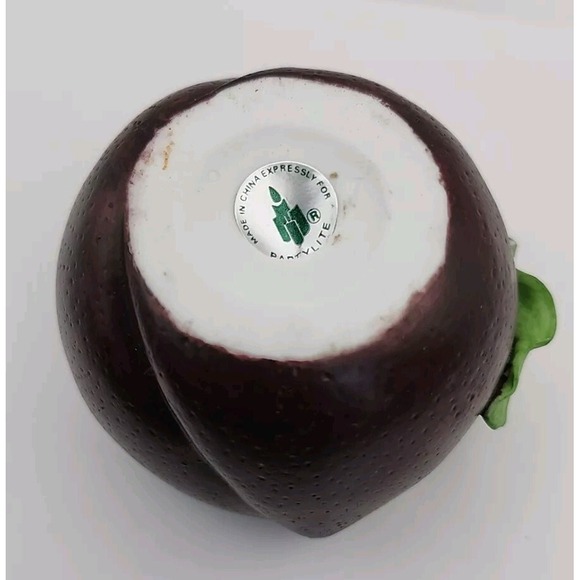 Partylite HARVEST MEDLEY Votive Candle Holders Fall Fruit Veggies P7258 ~ NICE! - Picture 7 of 16